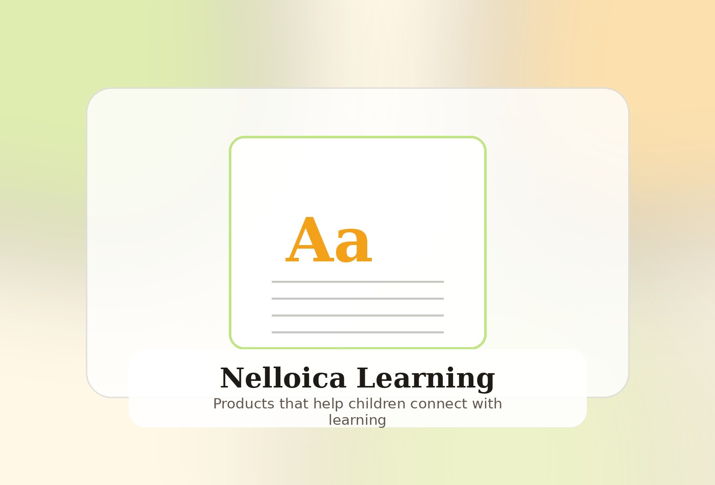 Nelloica learning products