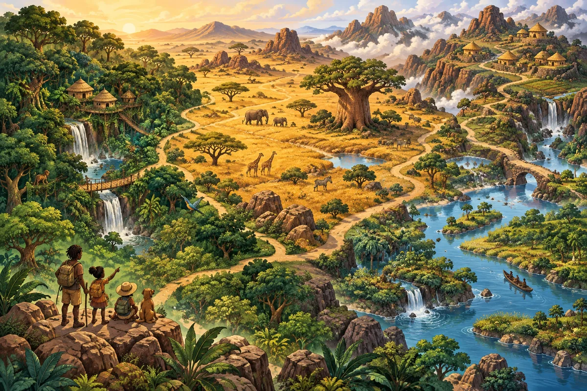 Paths of the Four Lands artwork